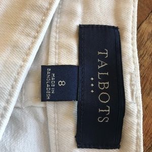 Talbots White Capri Jeans